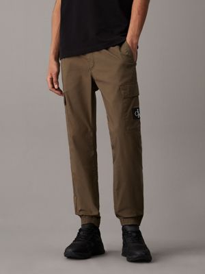 grey skinny ripstop cargo pants for men calvin klein jeans