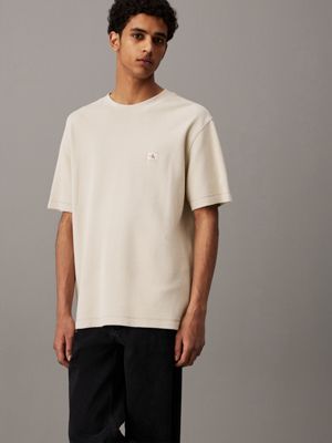 Calvin Klein Jeans Gray Cotton T-Shirt
