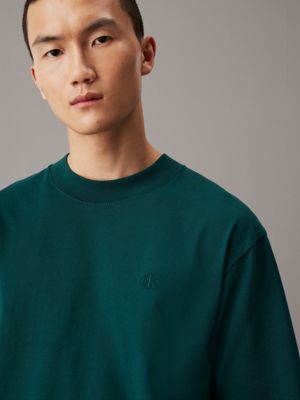 ponderosa pine relaxed heavy jersey t-shirt for men calvin klein jeans