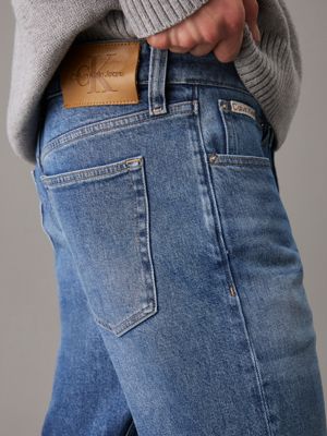 denim medium jeansy slim tapered dla mężczyźni - calvin klein jeans