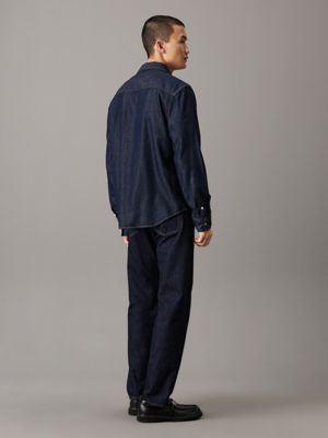 chemise en jean denim pour hommes calvin klein jeans