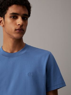 blue coast heavy jersey t-shirt for men calvin klein jeans