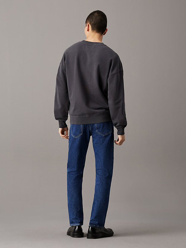 Relaxed Washed Cotton Sweatshirt Calvin Klein® | J30J326687BAN Relaxed Washed Cotton Sweatshirt Calvin Klein® | J30J326687BAN