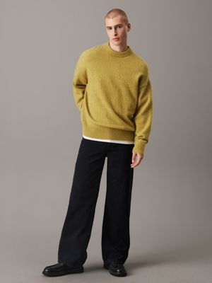 willow plush wool blend jumper for men calvin klein jeans