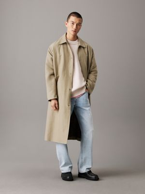 maglione in misto lana peluche moonbeam da uomini calvin klein jeans