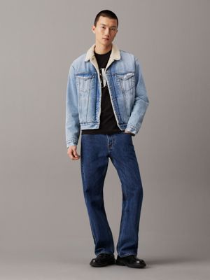 Blue calvin klein men's jacket deals