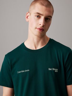 Green calvin klein t shirt online