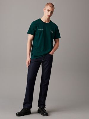 ponderosa pine logo t-shirt for men calvin klein jeans