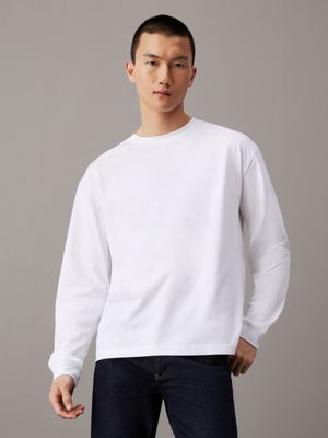 Graphic Print Long Sleeve T shirt Calvin Klein J30J326868YAF