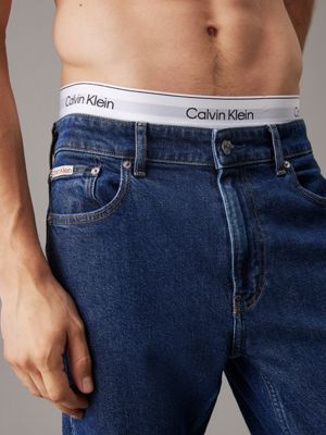 denim dark dad jeans for men calvin klein jeans