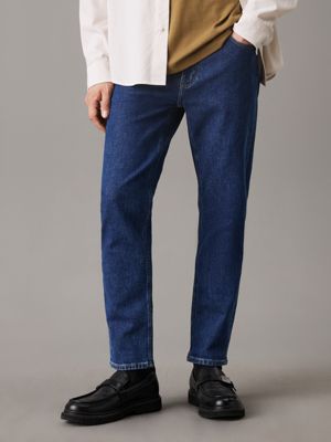 dark blue dad jeans for men calvin klein jeans