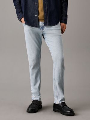 Mens calvin klein slim straight jeans on sale