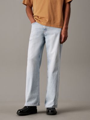 denim light 90's loose jeans for men calvin klein jeans