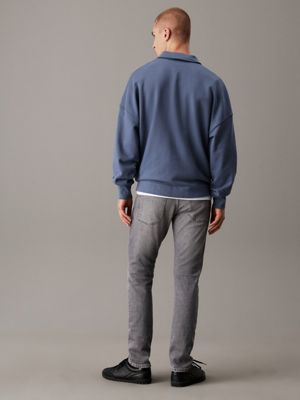 denim grey slim jeans for men calvin klein jeans