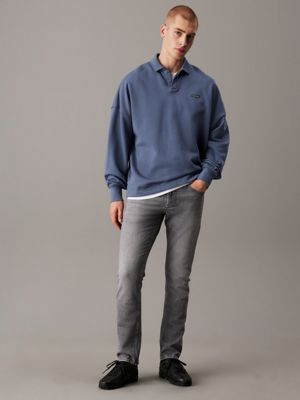 denim grey slim jeans for men calvin klein jeans