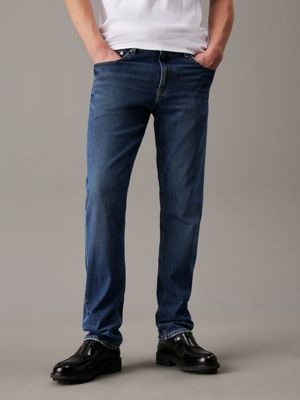 denim slim straight jeans for men calvin klein jeans