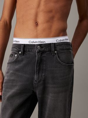 denim black dad jeans for men calvin klein jeans