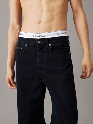 denim dark 90's loose jeans for men calvin klein jeans