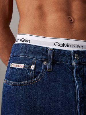 denim dark 90's loose jeans for men calvin klein jeans