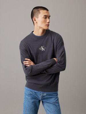 Cotton Monogram Jumper Calvin Klein J30J327404BAN