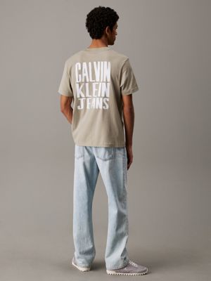 laurel oak back logo t-shirt for men calvin klein jeans