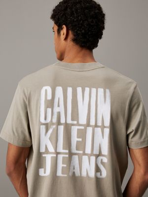 laurel oak back logo t-shirt for men calvin klein jeans