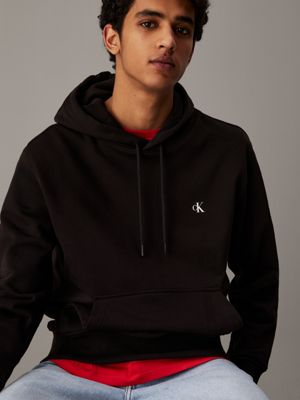 ck black back logo graphic hoodie for men calvin klein jeans