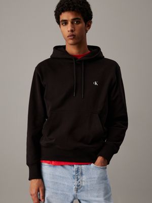 black back logo graphic hoodie for men calvin klein jeans