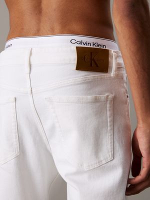 denim light slim tapered jeans for men calvin klein jeans