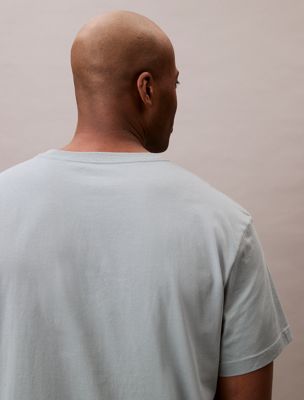 lead plus size logo t-shirt for men calvin klein jeans