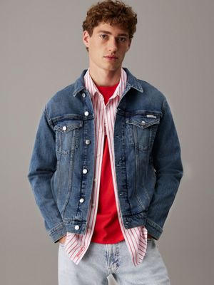 denim slim denim jacket for men calvin klein jeans