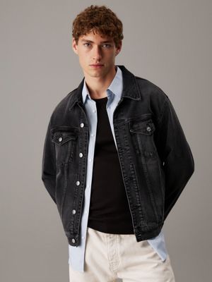 denim slim denim jacket for men calvin klein jeans