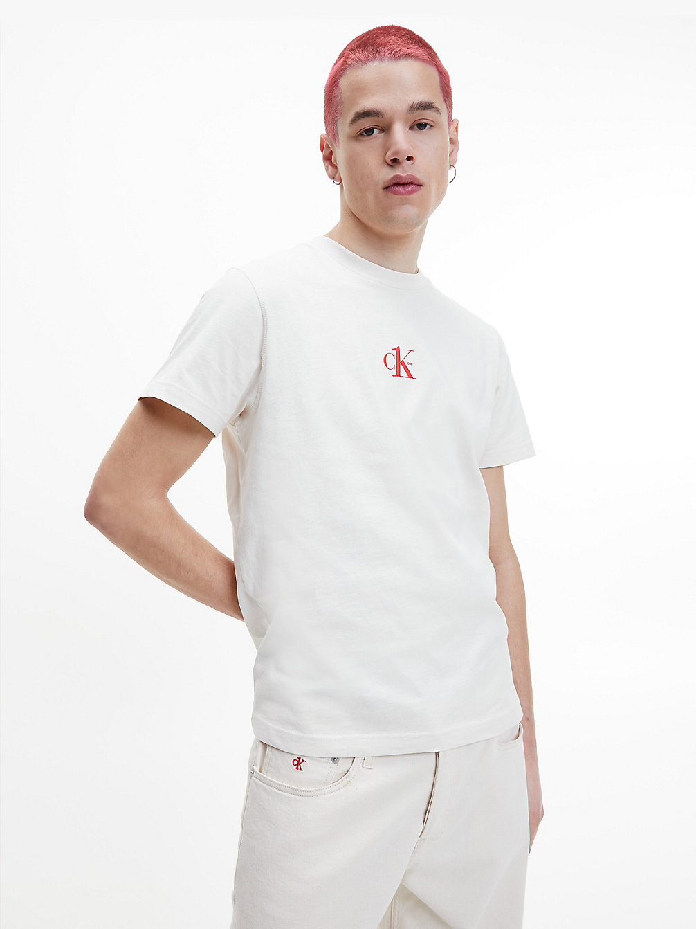 Camiseta Unisex De Algodón Reciclado - CK One > CRESCENT MOON > undefined unisex > Calvin Klein