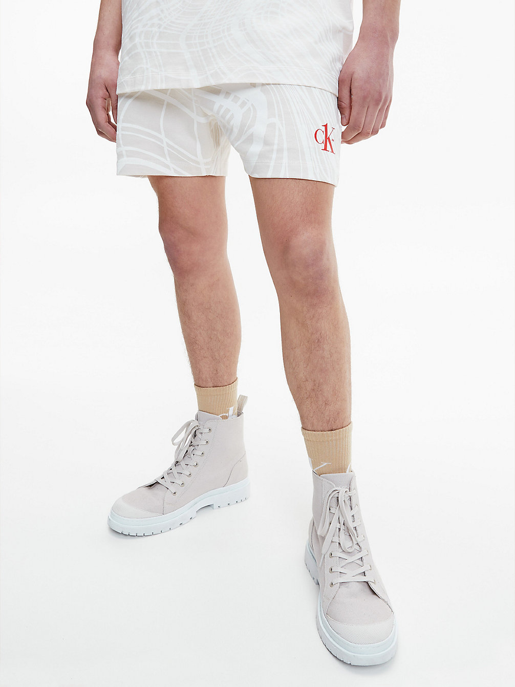 CRESCENT MOON Unisex Recycled Cotton Shorts - CK One undefined unisex Calvin Klein
