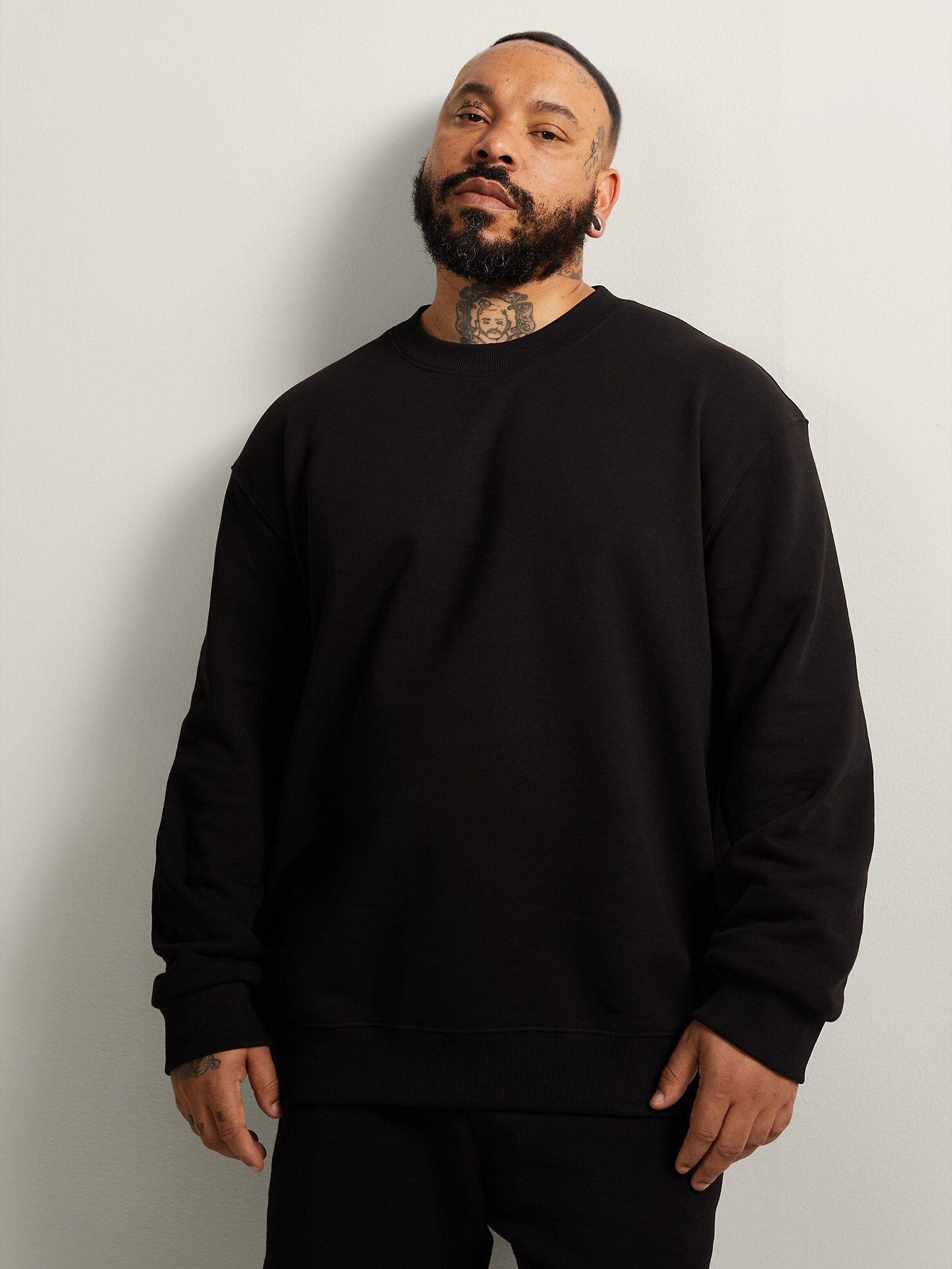 CK Black Unisex Sweatshirt Aus Bio-Baumwolle undefined unisex Calvin Klein