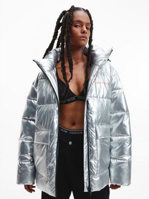 Unisex Recycled Metallic Puffer Jacket Calvin Klein® | J40J4002360IO