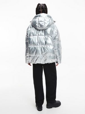 Unisex Recycled Metallic Puffer Jacket Calvin Klein® | J40J4002360IO