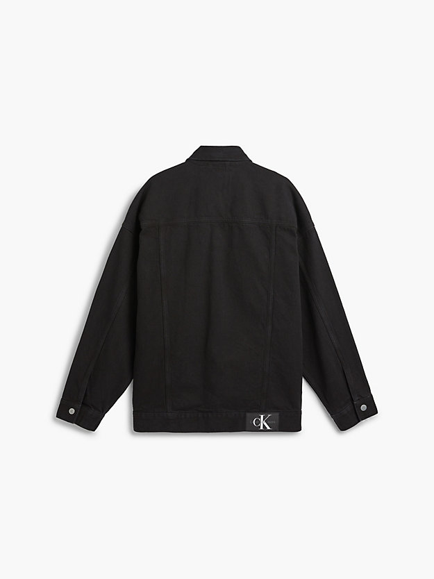 DENIM BLACK Unisex Oversized Denim Jacket for unisex CALVIN KLEIN JEANS