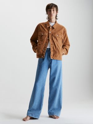 BISON Unisex Relaxed Denim Jacket for unisex CALVIN KLEIN JEANS