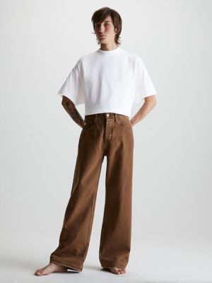 BRIGHT WHITE Camiseta oversized unisex de unisex CALVIN KLEIN JEANS