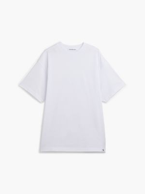 BRIGHT WHITE Camiseta oversized unisex de unisex CALVIN KLEIN JEANS