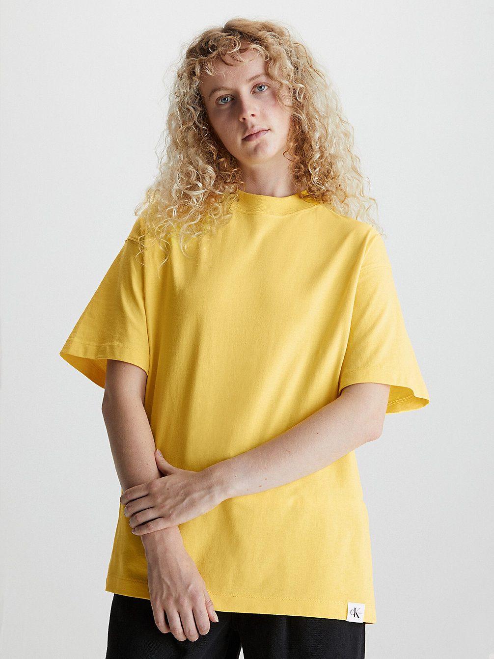 SUNLIT YELLOW T-Shirt Oversize Unisex undefined unisex Calvin Klein