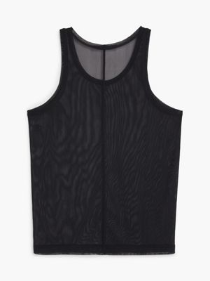 canotta in rete slim unisex ck black da unisex calvin klein jeans