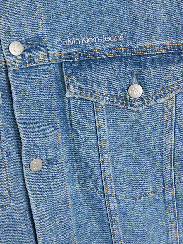DENIM MEDIUM Giacca di jeans oversize unisex - Pride da unisex CALVIN KLEIN JEANS