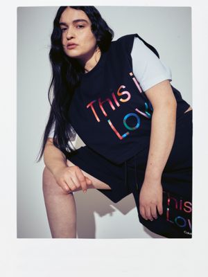 CK BLACK Unisex-Joggingshorts - Pride für Unisex CALVIN KLEIN JEANS