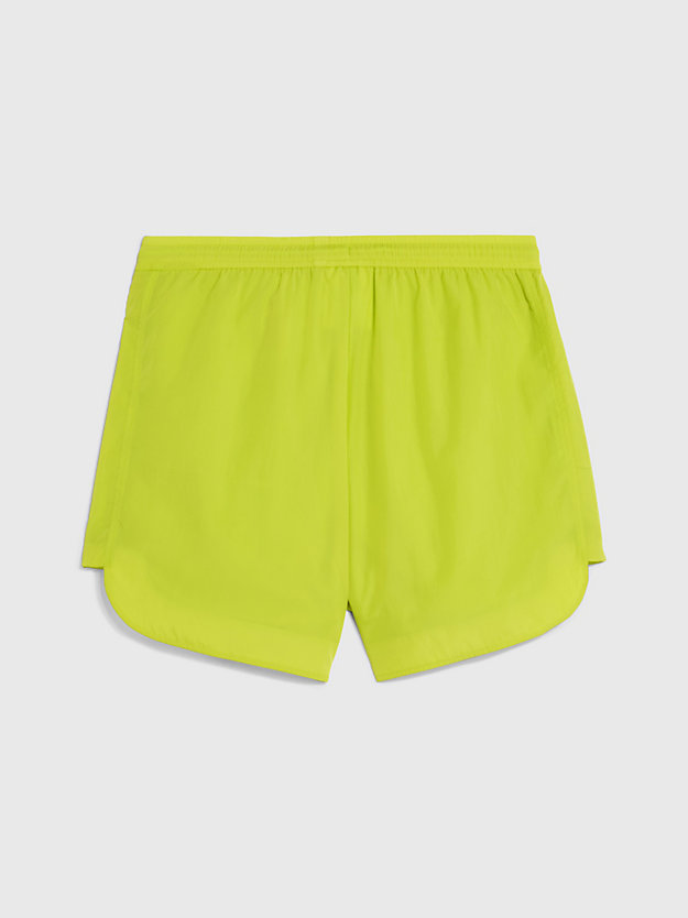 lemon lime unisex nylon runner shorts - pride for unisex calvin klein jeans