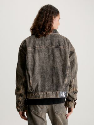 Unisex Boxy Denim Jacket Calvin Klein®