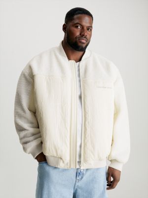 Klein® Blouson bomber en J40J400368YBI Calvin | sherpa unisexe