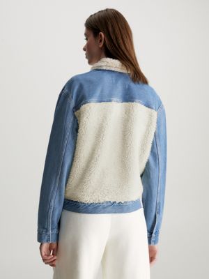 Unisex Sherpa Denim Jacket Calvin Klein® J40J4003691A4
