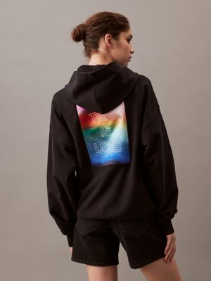 Calvin klein rainbow hoodie online